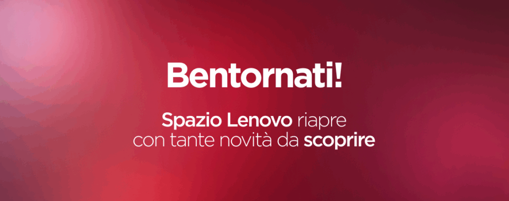 Riapertura Spazio Lenovo - Banner sito - V1