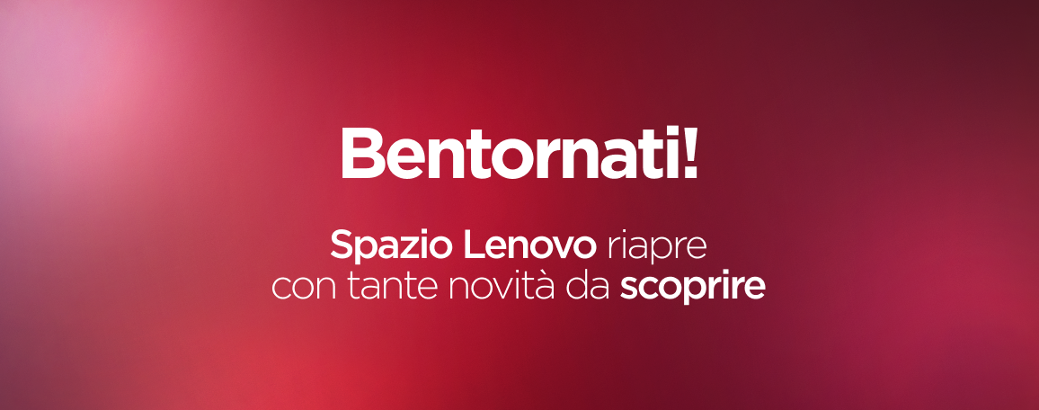 Riapertura Spazio Lenovo - Banner sito - V1