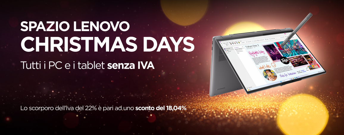 Christmas Days Spazio Lenovo - Landing