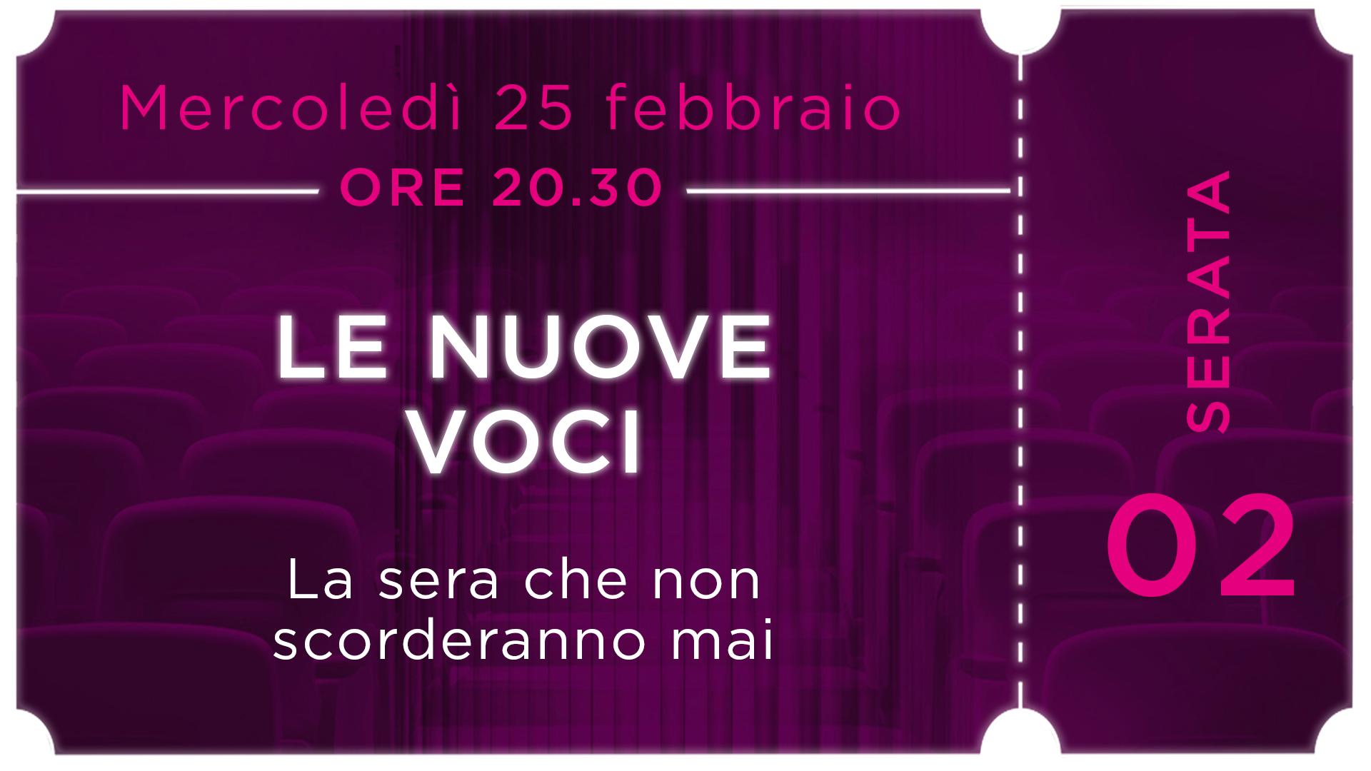 Mercoledì 25 febbraio