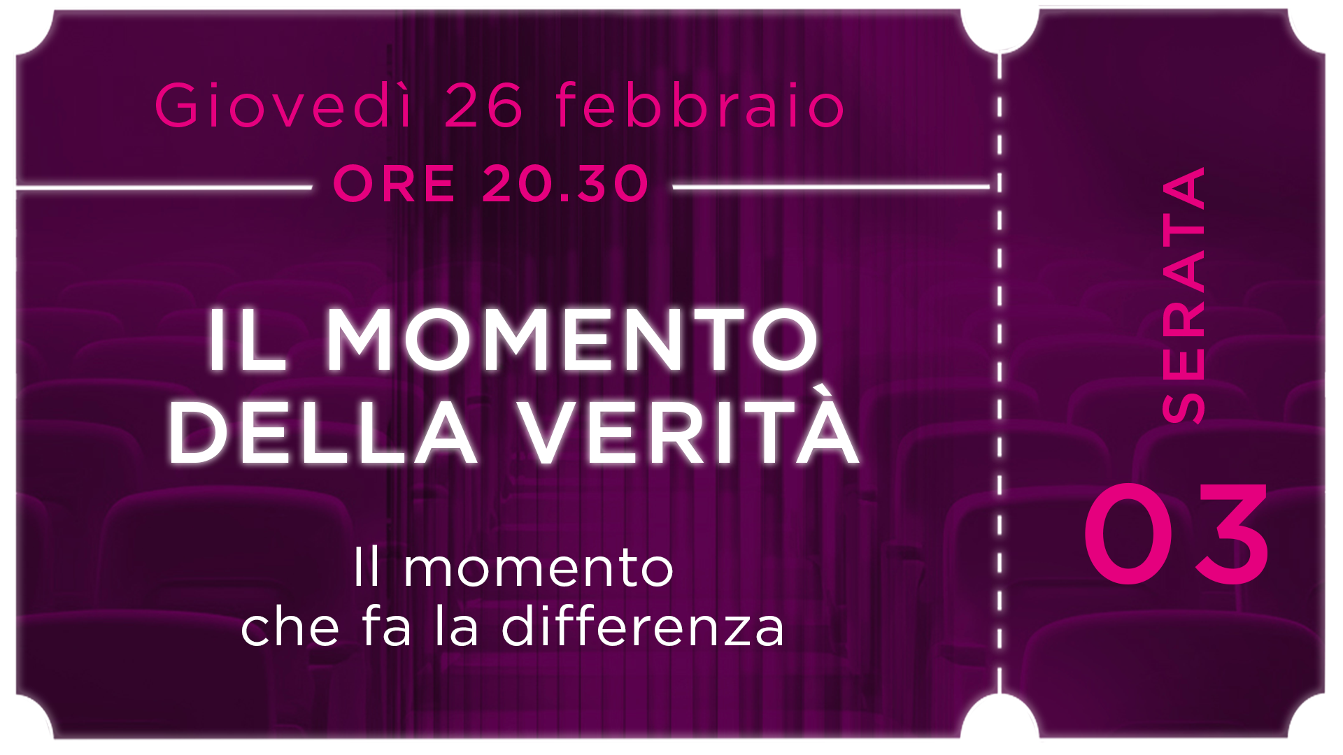 Giovedì 26 febbraio