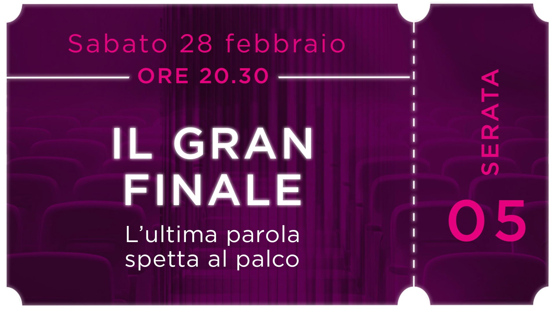 Sabato 28 febbraio