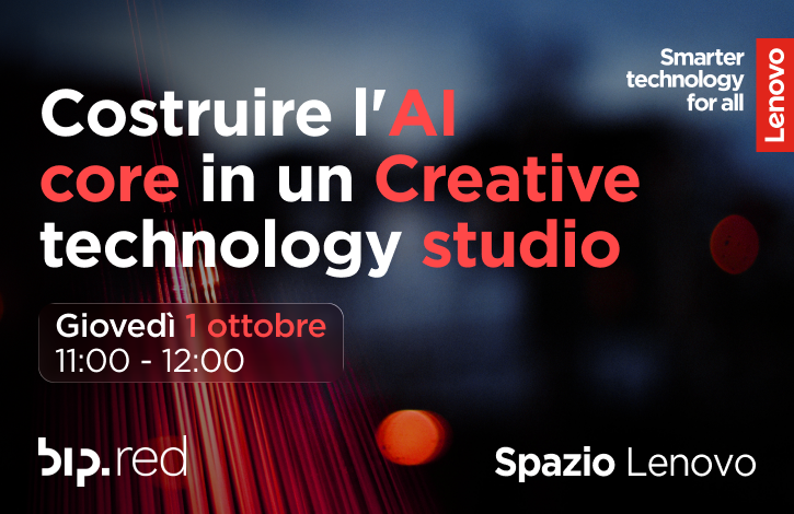 Costruire l'AI core in un Creative technology studio 