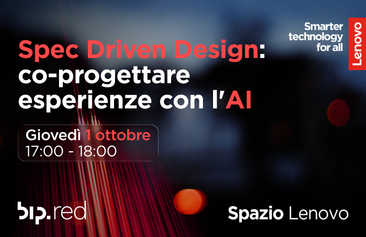 Spec Driven Design: co-progettare esperienze con l'AI