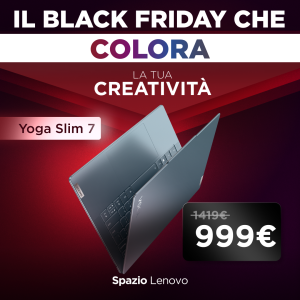 Yoga Slim 7 in offerta Black Friday in Spazio Lenovo